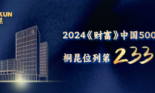 第233位！tyc234cc 太阳成集团《财富》中国500强榜单再进位！